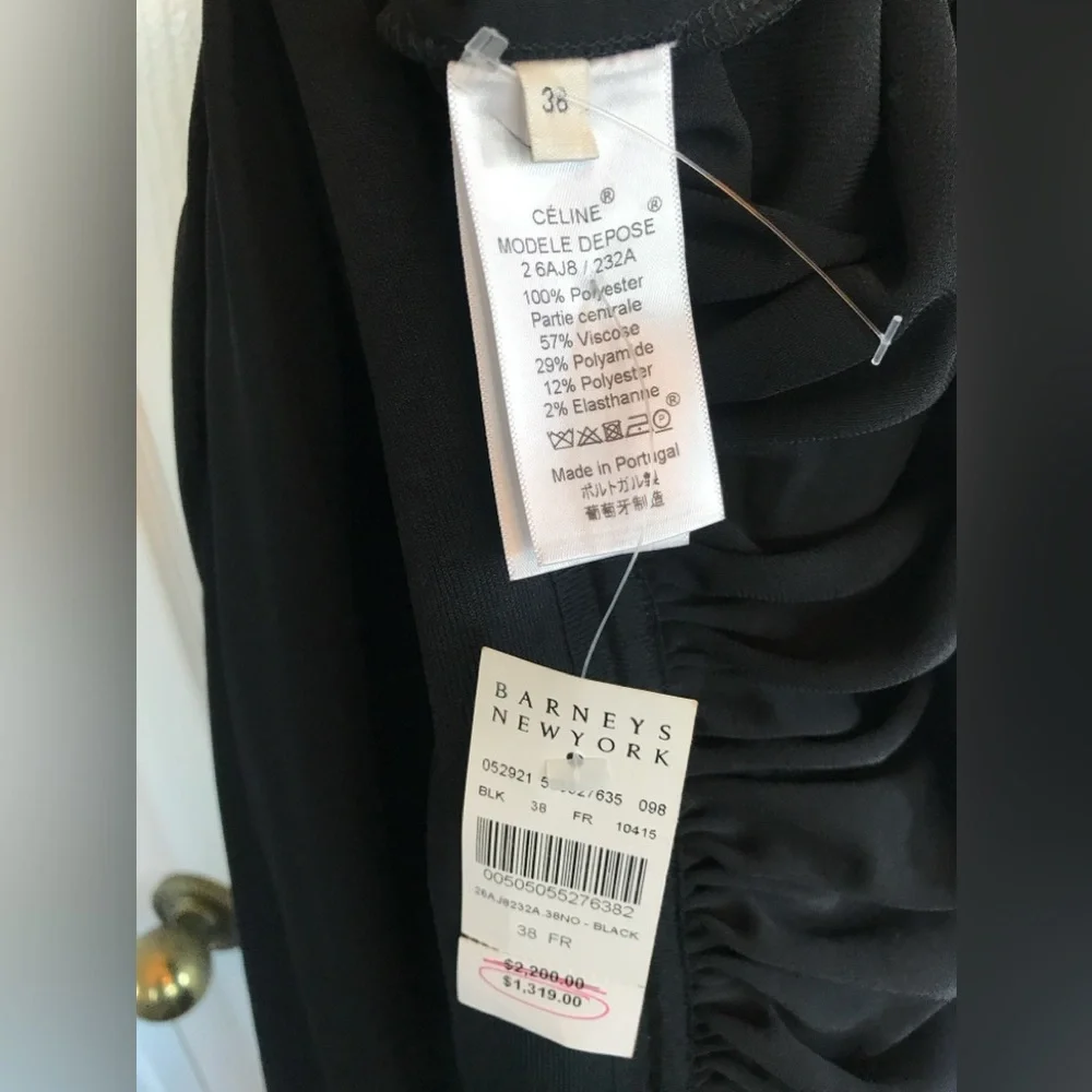 Celine Black Maxi Dress - Picture 10 of 14